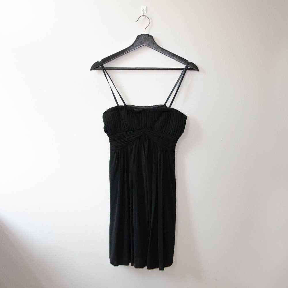BCBGMaxAzria Black Strapless Dress